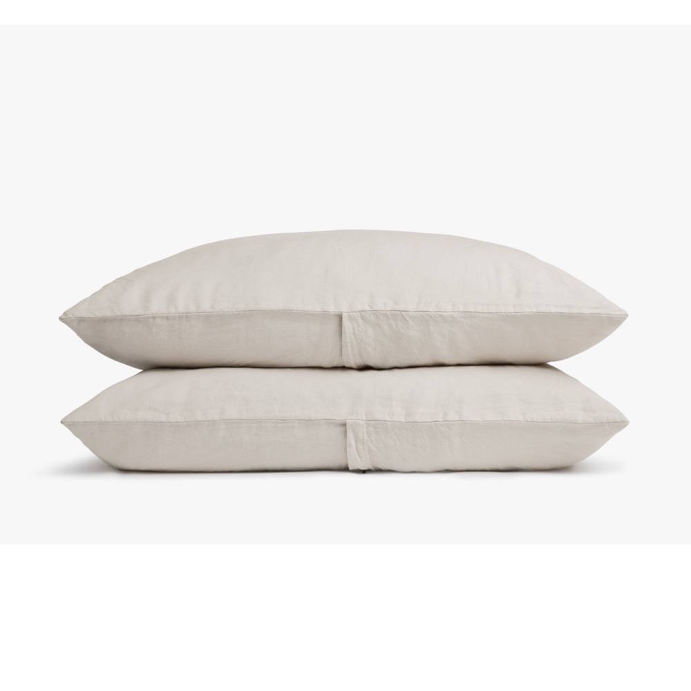 Parachute Linen Pillowcase set Bone (two sets)